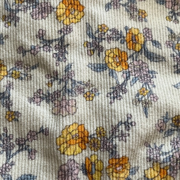 Girls Aeropostale S Floral Yellow Bralette Top - Picture 3 of 5